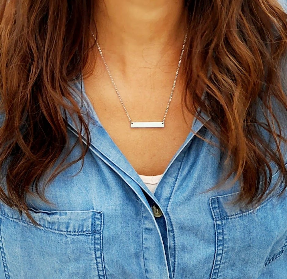 Horizontal Bar Necklace 10