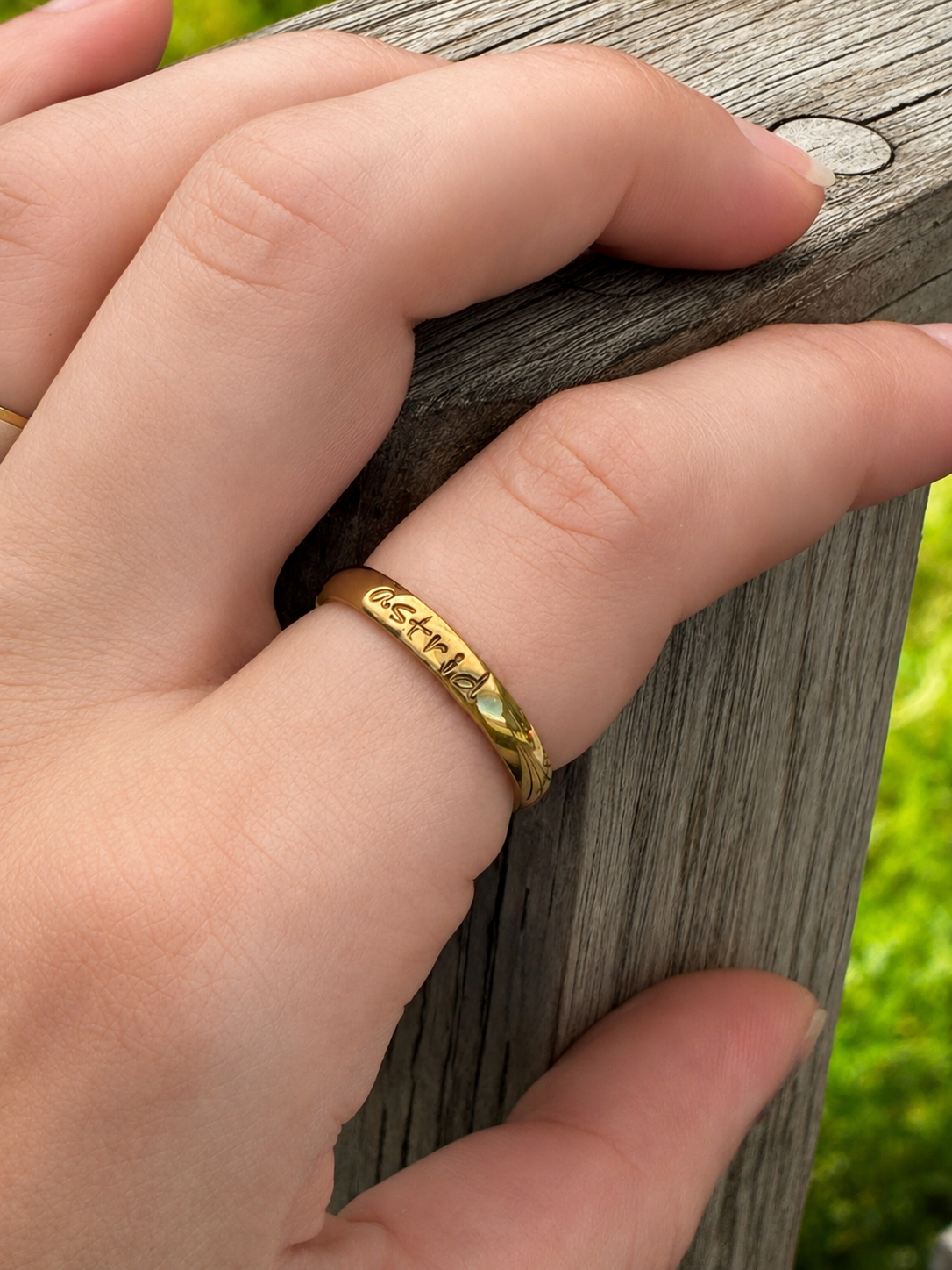 Personalized Dainty Ring 15