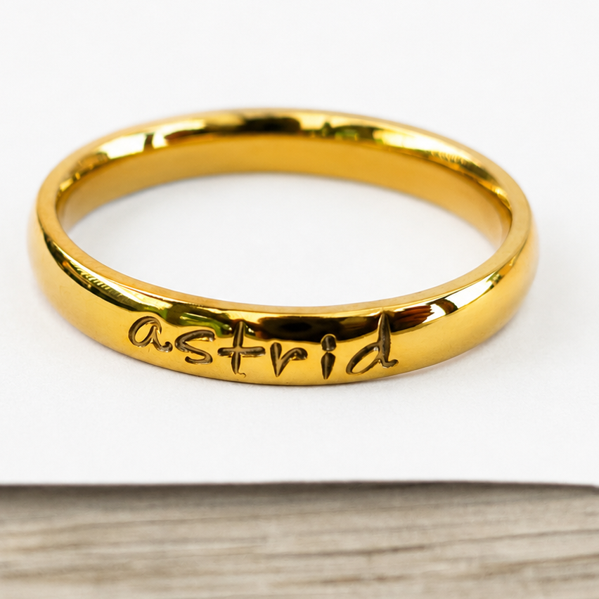 Personalized Dainty Ring 15