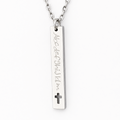 Vertical Bar Cross Necklace 13/7