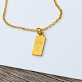 Tiny Tag Initial Necklace 4