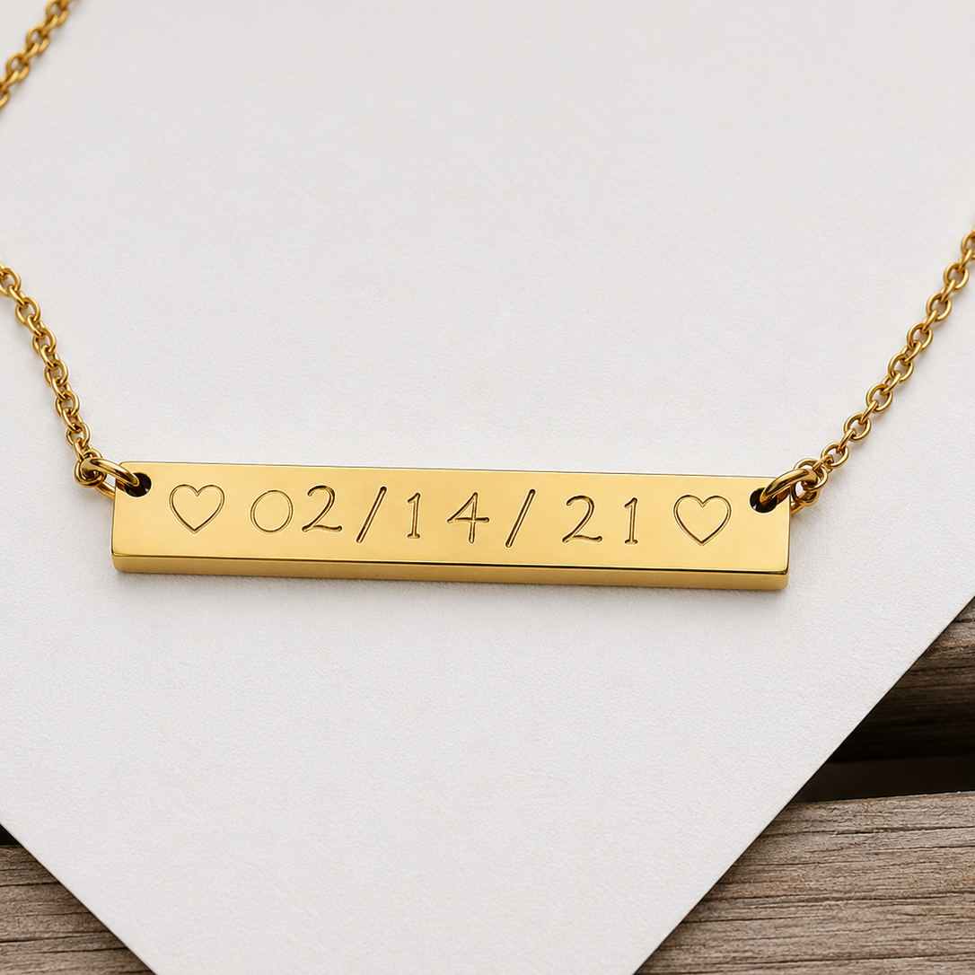Horizontal Bar Necklace 10
