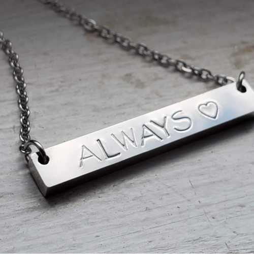 Horizontal Bar Necklace 10