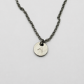 Tiny Initial Charm Necklace 2